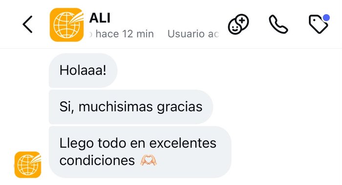 Testimonio de envío internacional desde Brasil a México