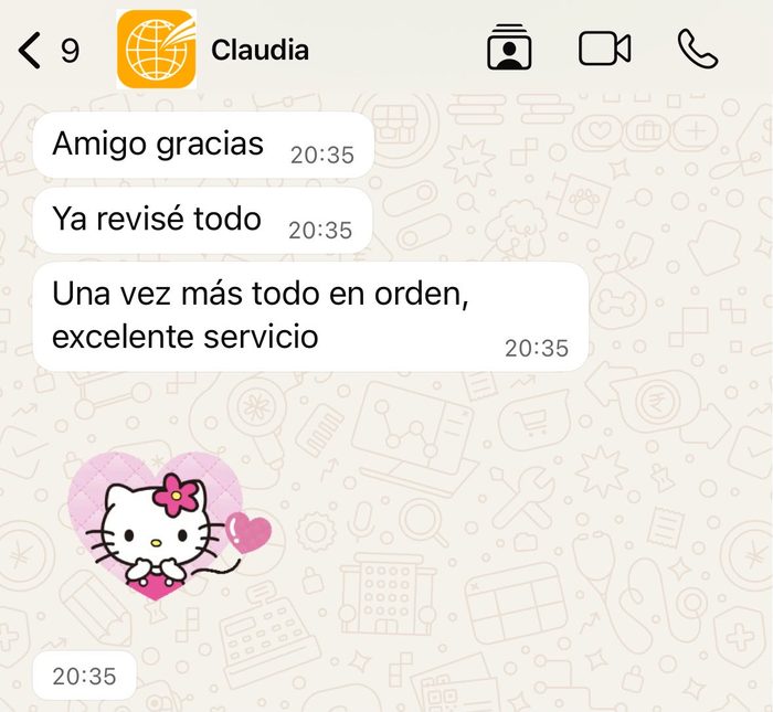 Testimonio de cliente sobre confianza del servicio